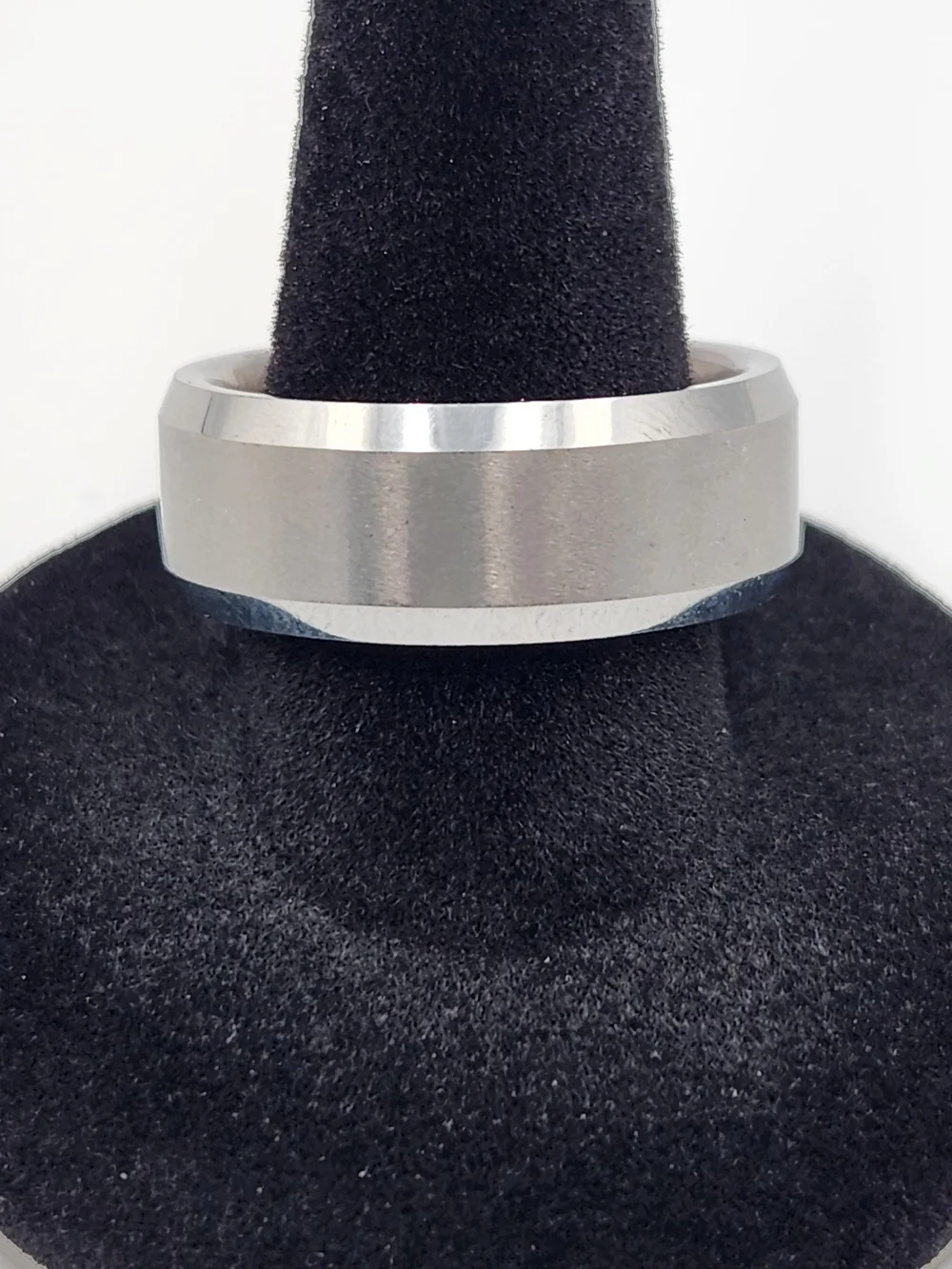 Men's Brushed Silver Tungsten Band